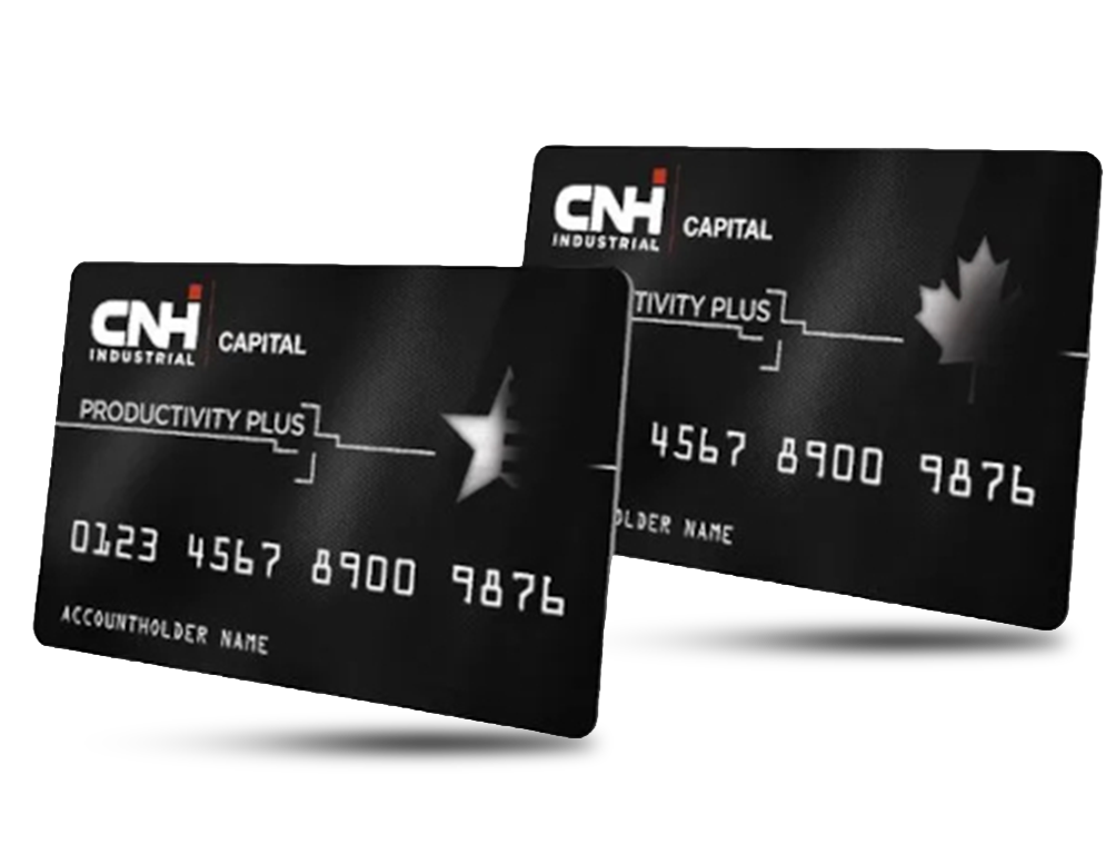 CNH Productivity plus cards with coverage flexibility